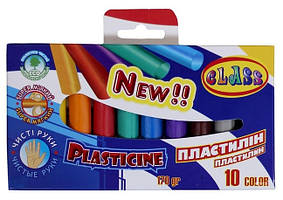 Пластилін Class Чисті руки Eco 10 кольорів 170г