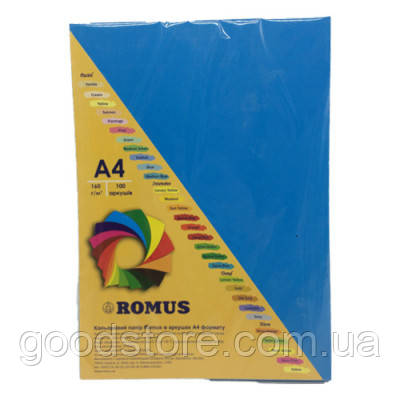 Бумага Romus A4 160 Г/м2 100sh Dark Blue (R51437) — в Категории ...