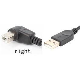 Кабель для принтера USB 2.0 AM/BM 1.0m 90 right Value (S0672)