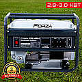 Бензиновый генератор 3 кВт Однофазный с Ручным Запуском Forza FPG4500A Бензогенератор 3000 Вт + AVR для Дома