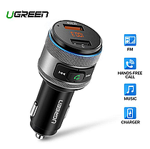 UGREEN ED029 FM-трансмітер модулятор USB автомобільний зарядний пристрій Швидка зарядка QC3.0