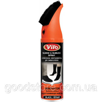 Спрей для взуття Vilo для відновлення замші та нубуку Чорний 200 мл (8697422821300)