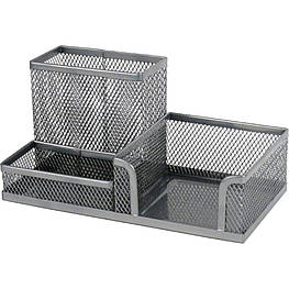 Підставка для дрібниць Axent 203x105x100 мм, wire mesh, silver (2116-03-A)