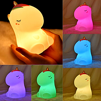Детский светильник-ночник с USB-зарядкой "Радужный единорог", 7 цветов, EL- 543-6