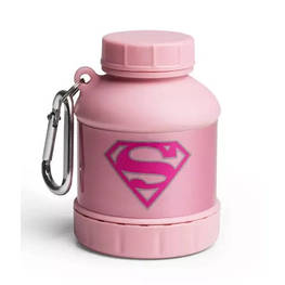 Контейнер спортивний SmartShake Whey2Go Funnel Pillbox 110ml DC Supergirl (80108101)