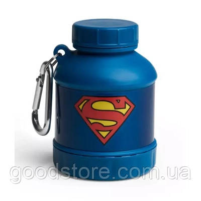 Контейнер спортивний SmartShake Whey2Go Funnel Pillbox 110ml DC Superman (80108001)