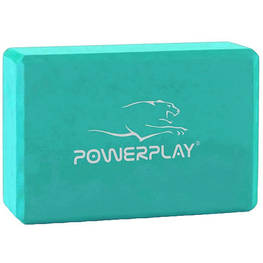 Блок для йоги PowerPlay 4006 Yoga Brick М'ятний (PP_4006_Mint_Yoga_Brick)