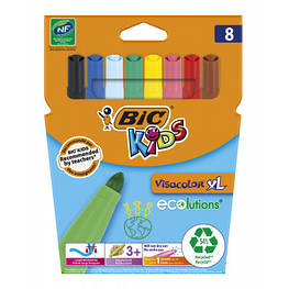 Фломастери Bic Kids Visacolor XL, 8 кольорів (bc8290062)