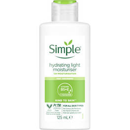 Крем для обличчя Simple Hydrating Light Moisturiser Kind to Skin Легкий зволожувальний 125 мл (5011451103931)