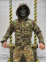 Куртка тактическая утепленная демисезонная мультикам Демисезонная камуфляжная куртка на флисе для военных