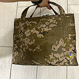 Водонепроникний тент для військових позицій ВСУ, автомобілів і військової техніки — тент піксельний, брезент, фото 6