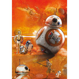 Стикер-наклейка ABYstyle Постер Star Wars "BB8" 98x68 см (ABYDCO331)