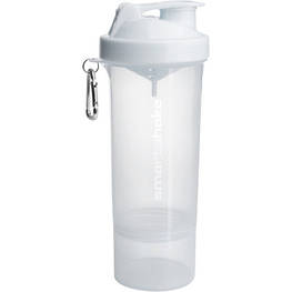 Шейкер спортивний SmartShake Slim 500ml Pure White (10253301)