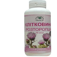 Клітковина розторопша. Hорошок, 150 р. Дієтична добавка Аптека природи №26, Дана Я