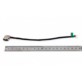 Роз'єм живлення ноутбука з кабелем HP PJ969 (4.5 mm x 3.0mm + Center pin), 8(7)-pin, 18 см (A49120)