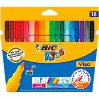 Фломастери Bic Kids Visa 880, 18 кольорів (bc888681)