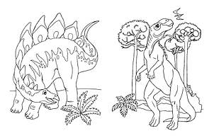 Велика книга розмальовок. Динозаври. Перепелиця Є. 4+ 64 стр. 215х275 мм Ранок С1736006У, фото 2