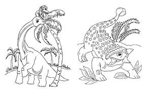 Велика книга розмальовок. Динозаври. Перепелиця Є. 4+ 64 стр. 215х275 мм Ранок С1736006У, фото 2