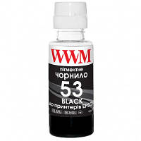 Чернила WWM HP GT53 100г Black Pigment, для Ink Tank 115/315/319 (H53BP)