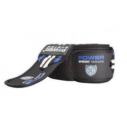 Бинт для спорту Power System Wrist Wraps PS-3500 Blue/Black (PS-3500_Blue-Black)