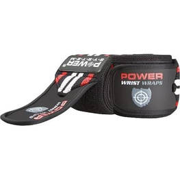 Бинт для спорту Power System Wrist Wraps PS-3500 Red/Black (PS-3500_Red-Black)