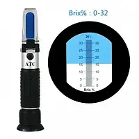 Портативний рефрактометр RHB-32ATC Brix (сахарозу: 0-32 %)