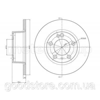 Гальмівний диск METELLI 23-0335