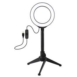 Набір блогера Puluz Ring USB LED lamp PKT3084B 4.7" + table stand (PKT3084B)