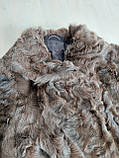 Козлик шуба з козирка натуральне хутро дашок розмір 48 50, фото 4
