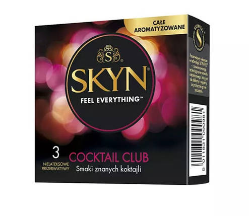 Презервативи Skyn Cocktail Club безлатексні (3 шт), фото 1