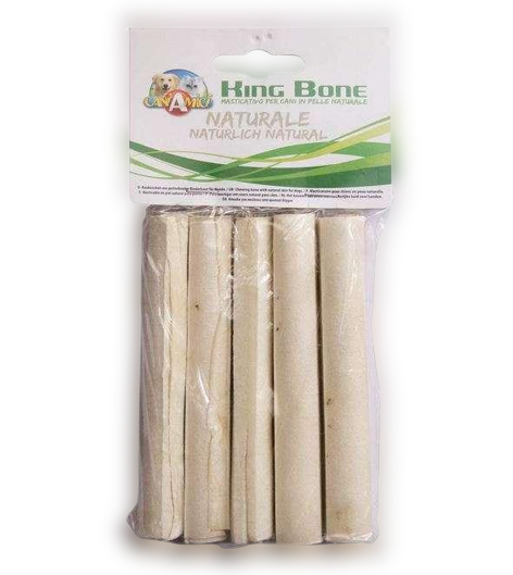 Ласощі для собак стик жилистий білий Croci King Bone 13*1,5 см 5 шт/уп