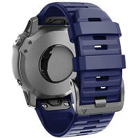 Ремінець для смарт-годинника Armorstandart Silicone 26 mm для Garmin Fenix 5x/6x Dark Blue (ARM60804), фото 2