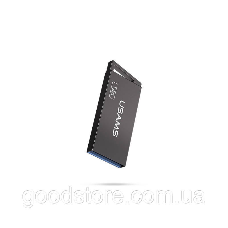 Флешка USAMS US-ZB208 USB2.0 128GB, сіра