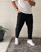 Стильные молодежные черные джинсы, Классические повседневные штаны для мужчин 32