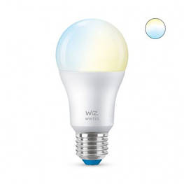 Розумна лампочка WiZ E27 8 W (60 W 806 Lm) A60 2700-6500 K Wi-Fi (929002383502)