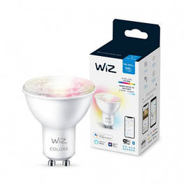 Розумна лампочка WiZ GU10 4,7 W (50 W 400 Lm) 2200-6500 K RGB Wi-Fi (929002448402)