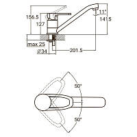 Змішувач AQUATICA MJ-2B229C, фото 3