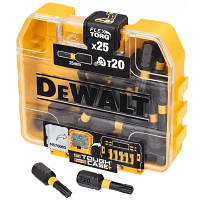 Набор бит DeWALT EXTREME FLEXTORQ, Torx, T20, L= 25 мм, 25 шт, кейс TOUGH CASE (DT70557T)