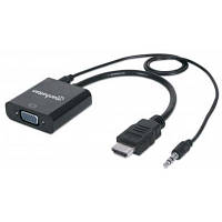 Переходник HDMI M to VGA F Manhattan (151450)