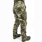🔥 Тактичні штани "Aggressor" (multicam) штани, нацгвардії, всу, мілітарі, мультикам, карго, фото 6