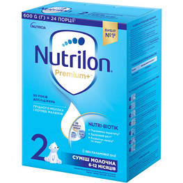 Дитяча суміш Nutrilon 2 Premium+ молочна 600 г (5900852047183)