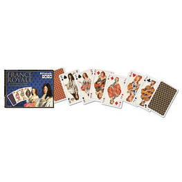 Карти гральні Piatnik Королі Франції, 2 колоди х 55 карт (PT-214240)