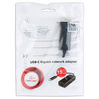 Адаптер Cablexpert USB type-C to Gigabit Lan (A-USB3C-LAN-01), фото 2