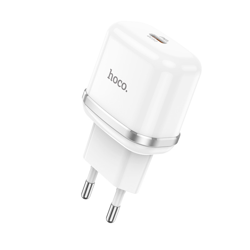 Home Charger Hoco для N24 Victorious single port PD20W charger(EU) White