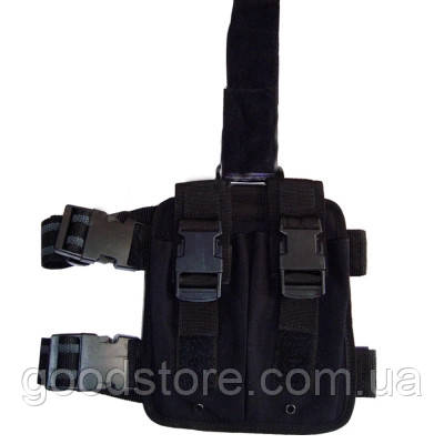 Підсумок Defcon 5 Double Leg Magazine Pounch Black (D5-LM01 B)