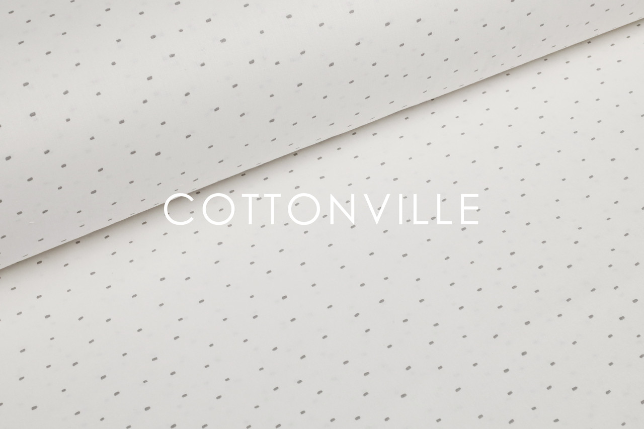 Ранфорс 240 см Рисочки сірі Organic cotton