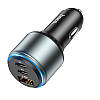 Car Charger Hoco для NZ9 Galloper 95W three-port(2C1A) Black, фото 9