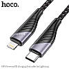 Кабель Hoco U95 Freeway PD charging data cable for iP (L=1.2M),  Black, фото 9