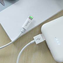 Кабель Hoco X43 Satellite charging data cable for iP (L=1M), White, фото 6