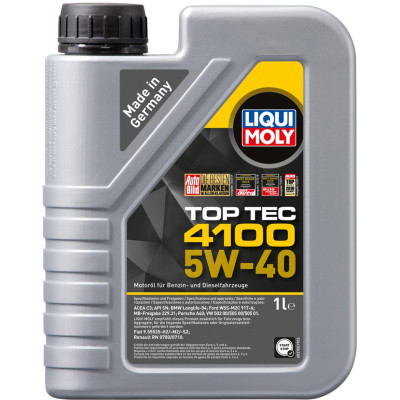 Моторна олива Liqui Moly Top Tec 4100 SAE 5W-40 1 л. (9510)